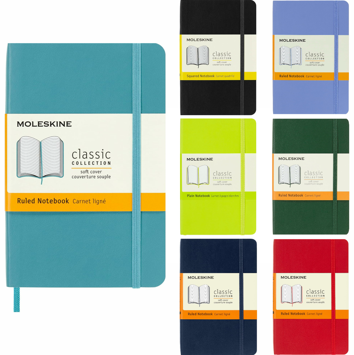 Moleskine Classic Collection Notebook - Soft Cover - Pocket