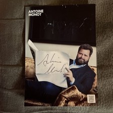Autogrammkarte Antoine Monot 2026 handsignier...