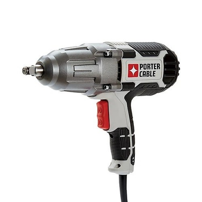 #ad PORTER CABLE 1 2 in. Drive 450 ft. lb. 7.5A Impact Wrench with Hog Ring Anvil $119.98