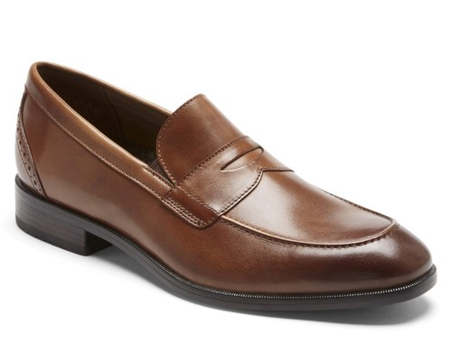 Rockport Total Motion Office Penny Men's Tan Loafers 11.5M