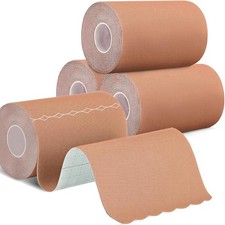 4Rolls Extra Wide Kinesiology Tape Precut Strips Breathable Tape for Ankle Knees