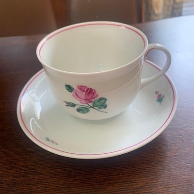 Augarten Old Vienna Rose Dual-purpose Cup & Saucer