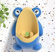 New Cute Frog Potty Training Urinal Boy Fun Aiming Target Toilet Urinal Toddler