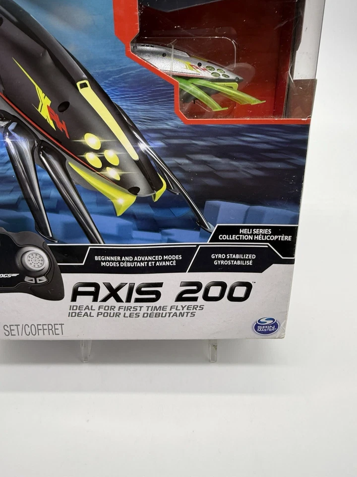 RC Helicopter Air Hogs Axis Beginner & Advanced Modes 200 Gyro Stabilized -New - Image 4 of 4