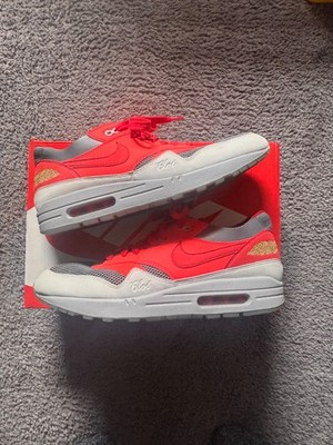 Size 11.5 - CLOT x Nike Air Max 1 Kiss Of Death - Solar Red