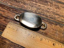 CAST BRONZE FOOT/CHEEK SINGLE BLOCK 1 1/4" BRONZE SHEAVE MAX 1/4" LINE (3 AVAIL)