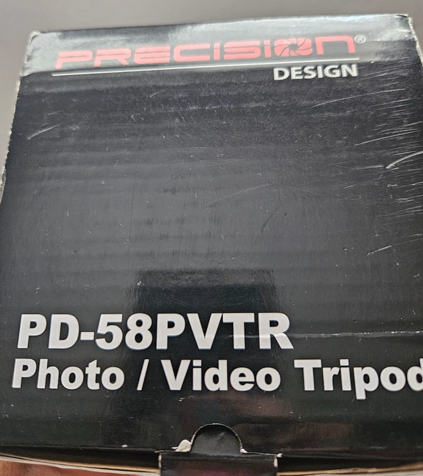 NIB Precision Design PD 58PVTR Photo/Video Tripod/ Case Included - Image 3 of 4