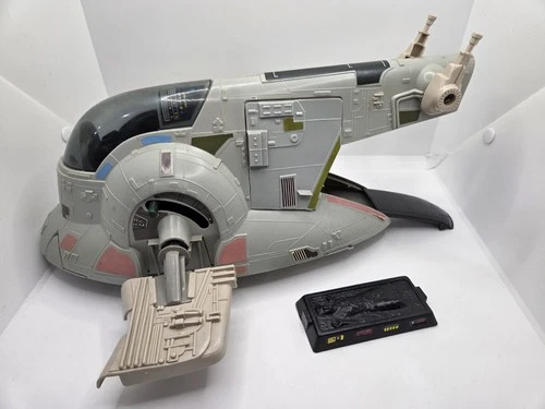 Slave 1 VINTAGE STAR WARS Ramp Door And Block Works Boba Fetts Ship Mandalorian