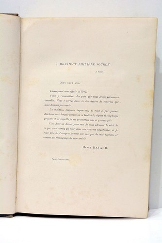 La Hollande en vol d'oiseau envoi de Maxime Lalanne Paris 1881 - Picture 3 of 8