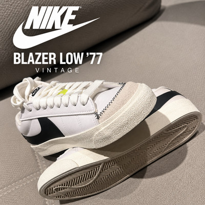 Nike W Blazer Low 77 Jumbo Sneaker Schuhe EU 40 Weiß Schwarz NEU OVP DD1470-101