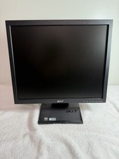 Acer V173 LCD Computer Monitor Black Display MPN V173
