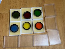 Lot of 6 OEM Celestron Telescope Color Filters Filter Astronomy 1.25"
