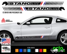 fit Ford Mustang shelby GT cobra rocker decal sticker convertible accessories lp