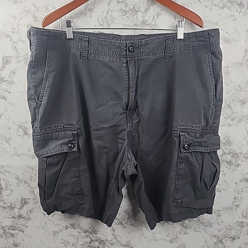 Nautica Jean Co. Cargo Shorts Mens Size 40 Cotton Pockets Grey