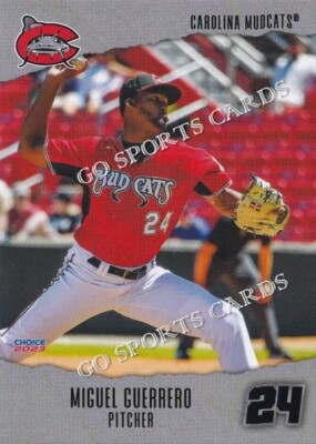 2023 Carolina Mudcats Miguel Guerrero RC Rookie Brewers Minor League DR