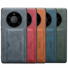 Shockproof Leather Card Slot Stand Phone Case For Huawei Mate 50 40 Pro+ 30