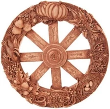 Pagan Wheel of The Year Wall Plaque,Plaques & Signs