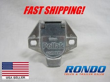 Pollak 7 way Round semi socket receptacle Veh...