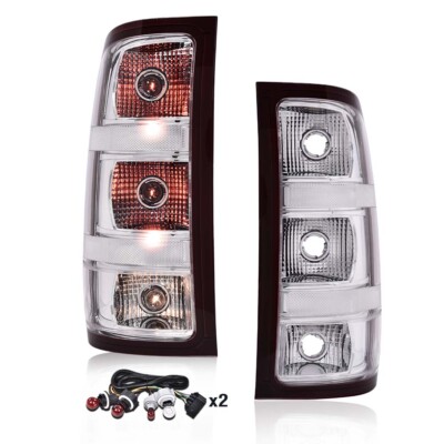 Fit For 07-13 GMC Sierra 1500 2500 3500HD Rear Tail Lights Brake Lamps Assembly - Foto 9