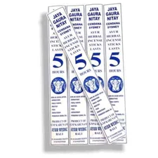 5x JAYA GAURA NITAY SANDALWOOD INCENSE STICK AROMATHERAPY BALI 5 HOURS