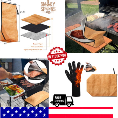 BBQ Blanket for Resting Meat with Heat-Resistant Glove,Keeps Meat Warm and Juicy