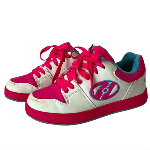 pink and white checkered heelys