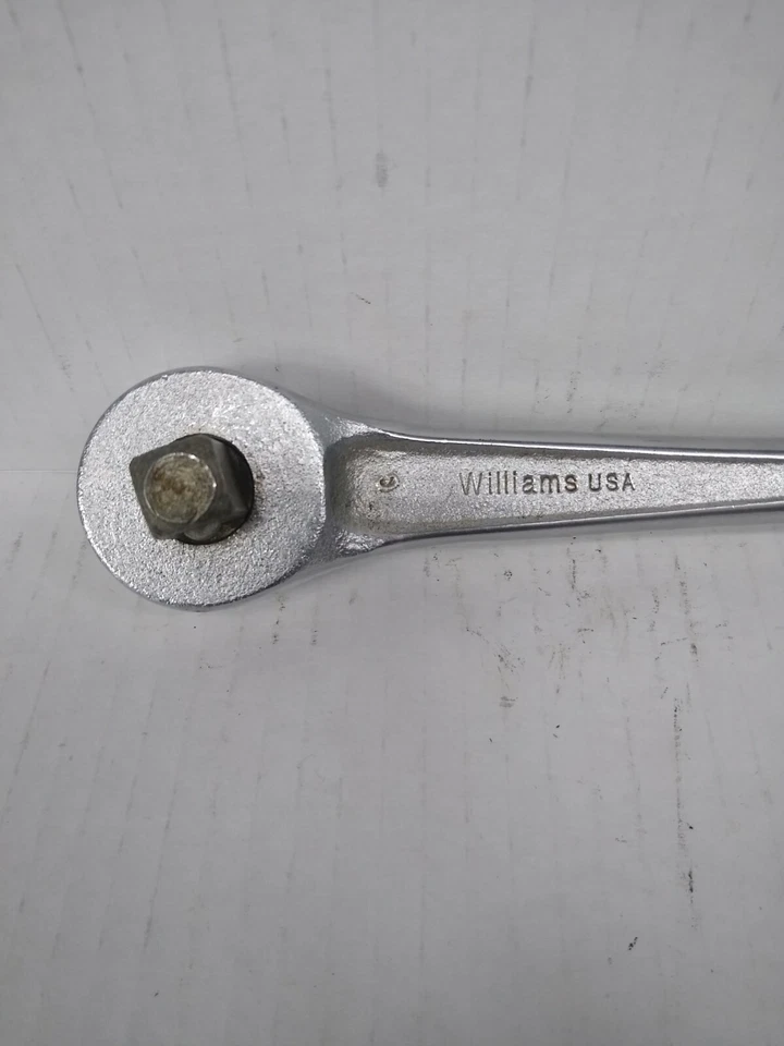 Vintage J.H. Williams 1/2" Drive Ratchet S-52 Superratchet Made in USA - Image 4 of 4