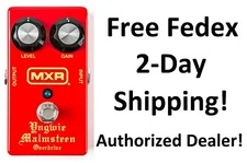 New Dunlop MXR YJM308 Yngwie Malmsteen Overdrive Guitar Effects Pedal