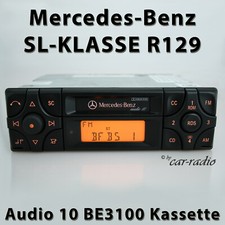 Original Mercedes R129 Radio Audio 10 BE3100 Becker Kassettenradio SL-Klasse 129