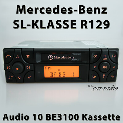 #ad Original Mercedes R129 Radio Audio 10 BE3100 Becker Kassettenradio SL Klasse 129 EUR 239.99