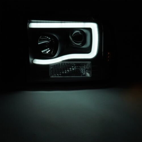 LED DRL Headlights Projector Fit For 05-07 Ford F250 F350 F450 F550 Super Duty - Picture 8 of 16