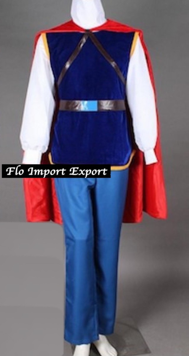 Principe Azzurro Biancaneve Vestito Carnevale Prince Charming