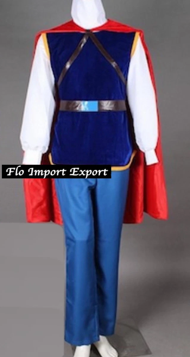 Principe Azzurro Biancaneve Vestito Carnevale Prince Charming