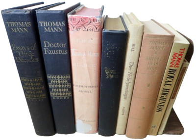 Collection of (8) Vintage Hardcover Books by Thomas Mann