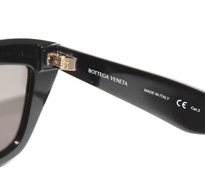 Bottega Veneta BV1121S 1121S 001 Black Gray Sunglasses Bottega Veneta BV1121S 1121S 001 Black Gray Sunglasses 1121  main image 4