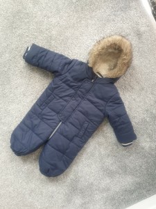 baby girl footless snowsuit