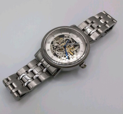 Orient Express 自動巻 フルスケルトンOM-8017 Orient Express Automatic Skeleton Watch OM8017 Roman Dial 39mm