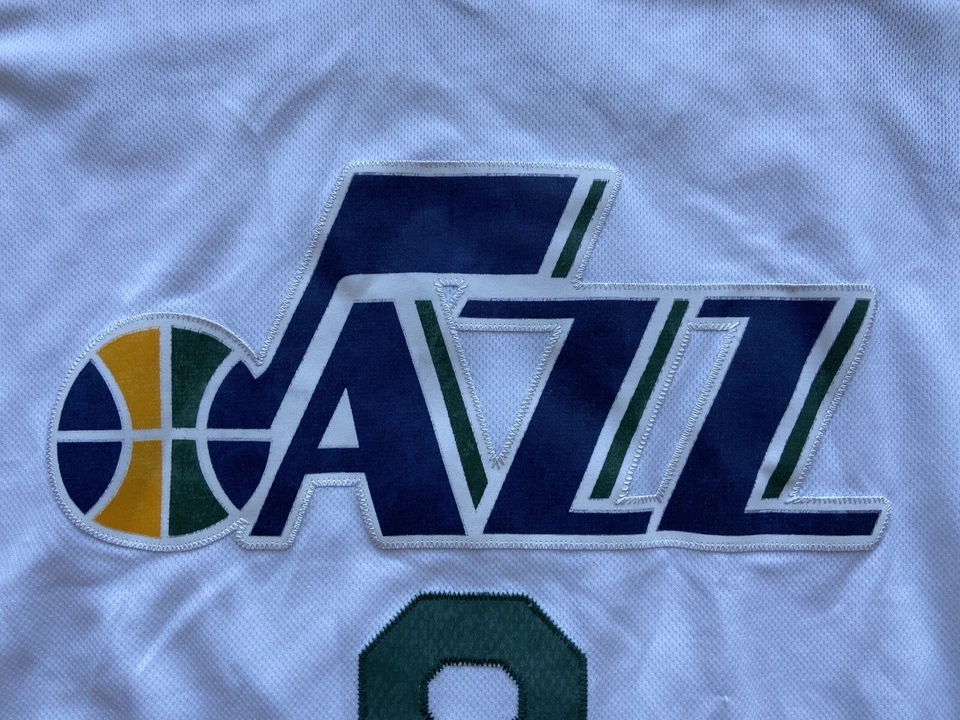 UTAH JAZZ BASKETBALL SHIRT JERSEY ADIDAS NBA sz L MEN #8 DERON WILLIAMS - Image 4 of 4