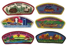 Lot of Ohio Councils 1/2 Dozen BSA CSPs Mint CSP (BHP2035)