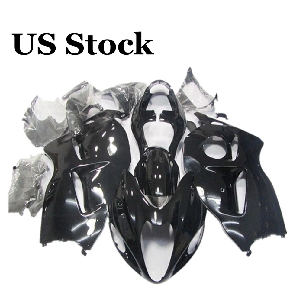 Fairing Kit For Suzuki Hayabusa GSXR1300R 1999-2007 Glossy Black ABS Injection - Image 4 of 4