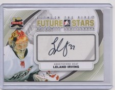 11-12 2011-12 Between The Pipes Autographs #ALI Leland Irving Future Stars 