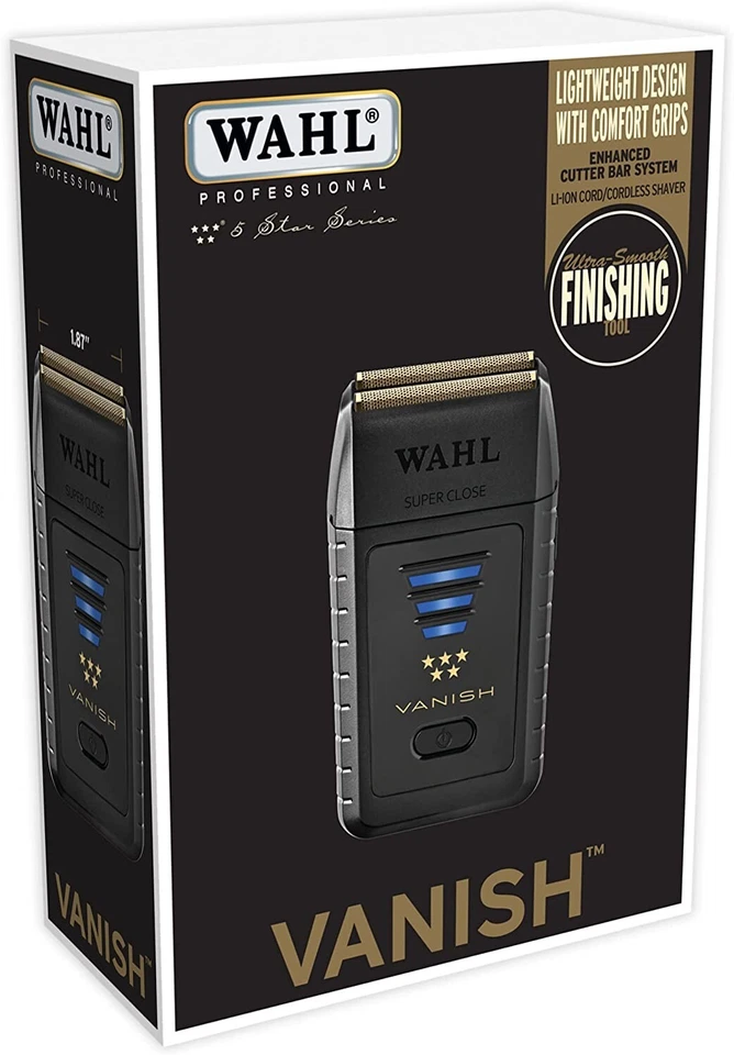 💈 NEW Wahl 5 Star Series Vanish Double Foil Shaver – Corded/Cordless #8173-700 - Image 4 of 4
