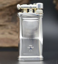 Sillem´s ITT IM Corona Old Boy Stripes 925 Sterling-Silver Pipe Lighter 