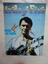 John McLaughlin autograph signed A4 magazine image