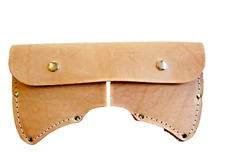 Double Bit Axe Sheath Top Grain Leather 3.5 + lbs. Full size