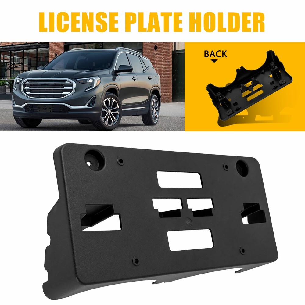 2018-2021 GMC Terrain Front Bumper License Plate Mount Bracket Holder