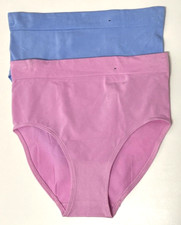 Wacoal 2-pack SMALL B-Smooth Full Seamless Brief Panty NWOT 838175 Blu/Pnk -MARK