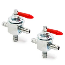 2PK Two-Way Fuel Shut Off 1/4" for Exmark 1-633347 Hustler 745059 Scag 482212