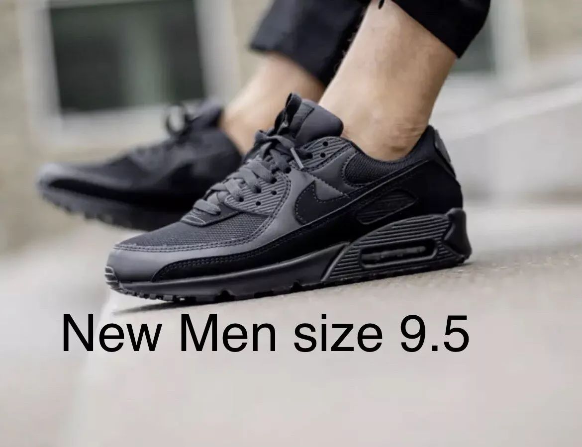 *NEW* Nike Air Max 90 TRIPPLE BLACK CN8490-003 MEN U.S size 9.5 *FAST SHIPPING*