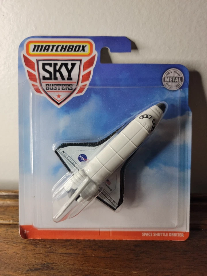 MB Sky Busters Transbordador Espacial Orbitador y NASA S.E.V./Carro y Soporte de Misión Nuevo en Caja🚀 Foto 2 de 4